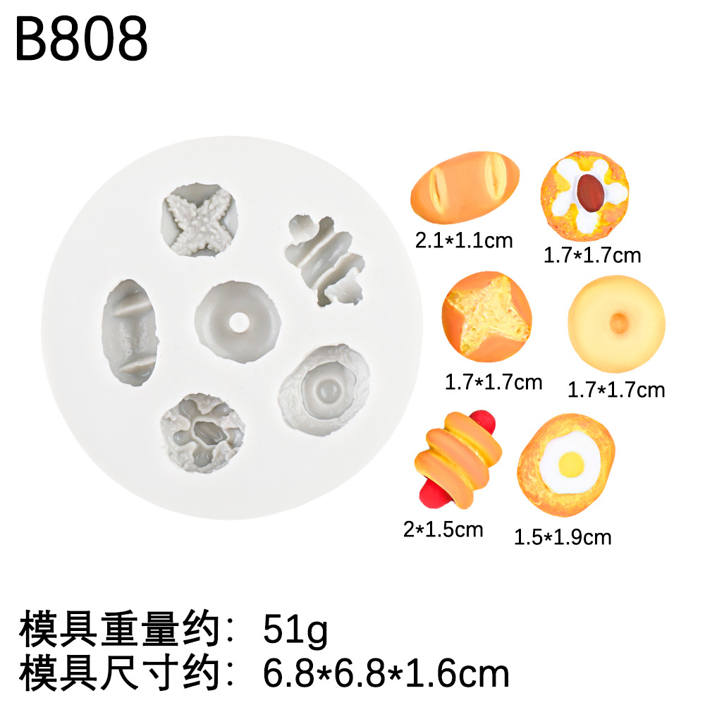 Mini galletas de hueso, pastel pequeño, molde de plástico de piedra, yeso de bricolaje, vapor de queso, adornos de chocolate, molde de silicona