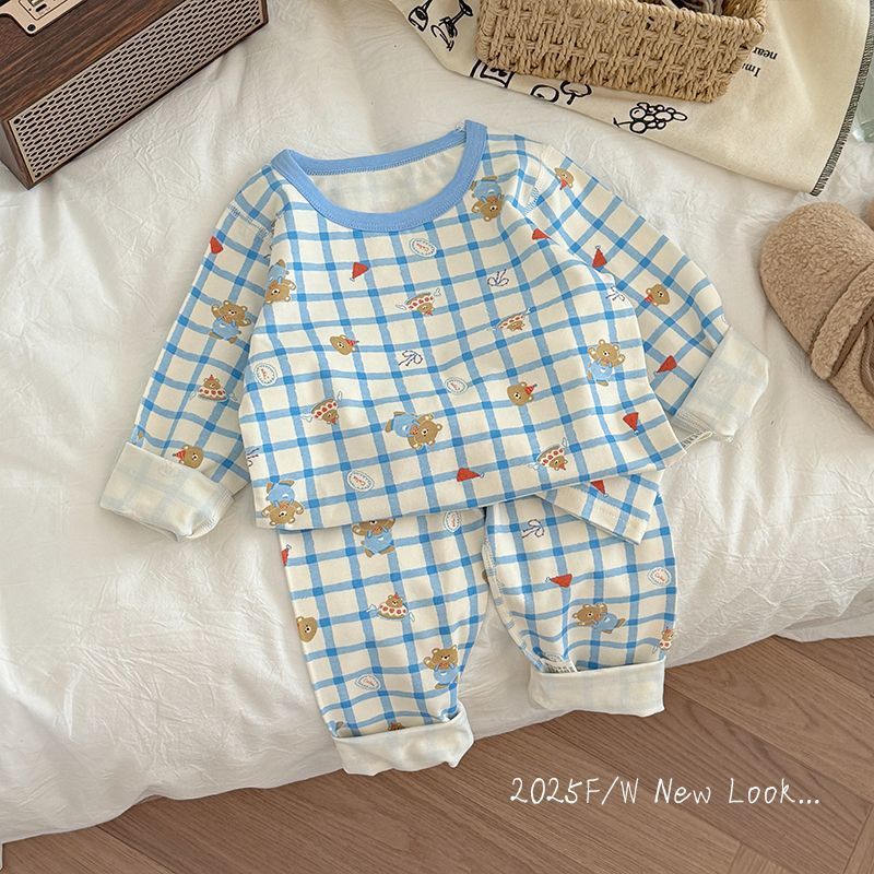 파란색 격자 무늬