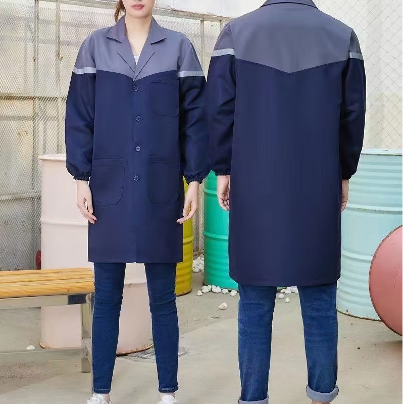 作業服、長袖、反射材付き、通気性、耐摩耗性、工場、機械修理用、反射ストリップ付き|undefined