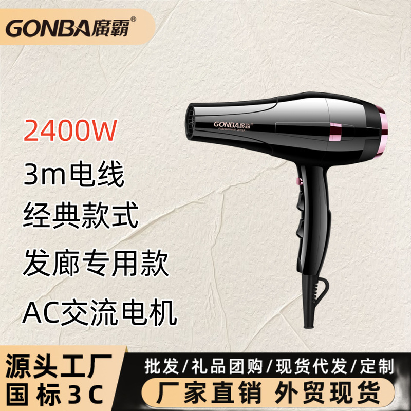 スポットヘアサロン高速ヘアドライヤー 2400 ワットハイパワー強風ヘアドライヤー家庭用マイナスイオンヘアドライヤー|undefined