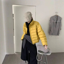 立领排骨羽绒服2025冬新款韩国原版休闲宽松立领90绒高品质外套女