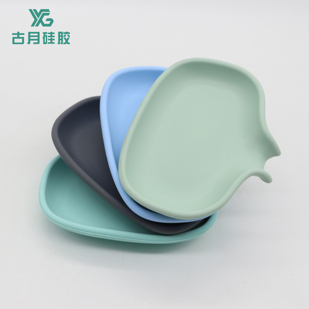 In-stock silicone drainage soap holder silicone soap dish base creative fashionable home use soap storage box