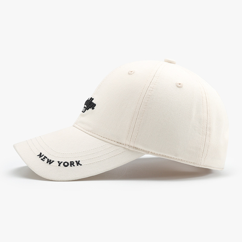 Baseball Cap Embroidered Logo Unisex Cotton Washed Baseball Cap_voghion.com