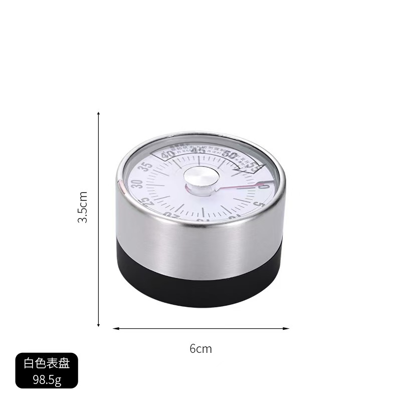 타이머 직경 6cm 화이트 다이얼