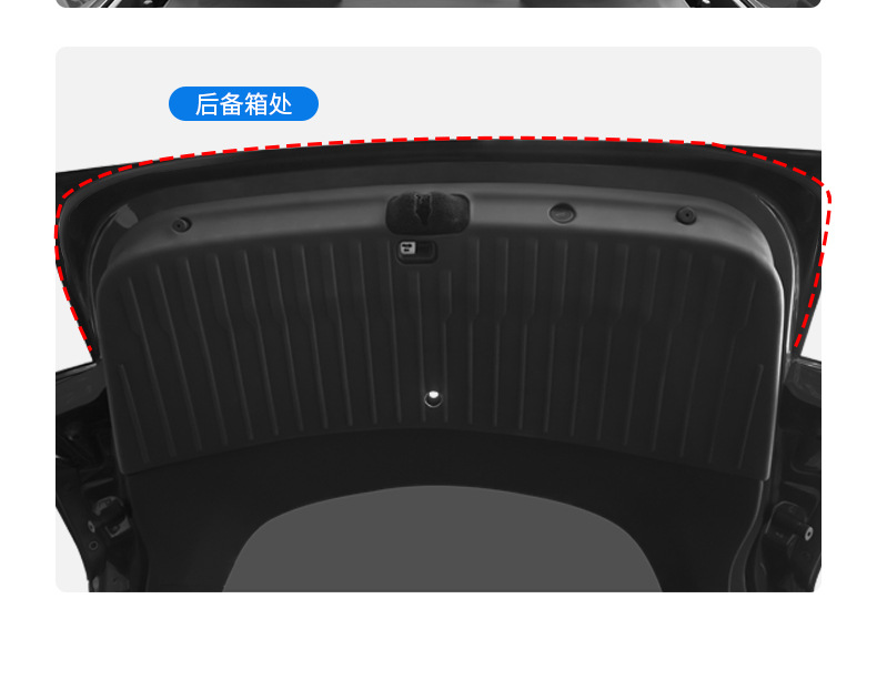 Suitable for the New Version of Model Y/Yl Tesla Full Car Soundproof Sealing Strip Waterproof Dustproof Silent Strip Wholesale
