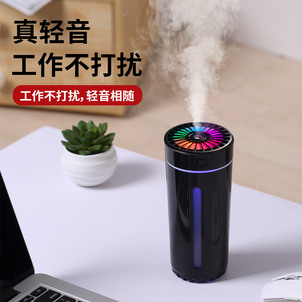 Nuevo humidificador de taza fantasma usb mini escritorio interior para el hogar máquina de aromaterapia en el automóvil purificador de aire
