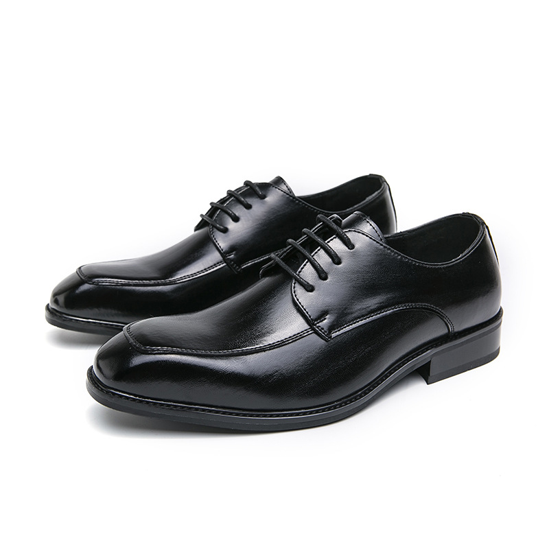 Zapatos de hombre transfronterizos tallas grandes nuevos zapatos de cuero moda zapatos de vestir de negocios para hombres tendencia zapatos de boda para hombres estilo caballero británico image 6