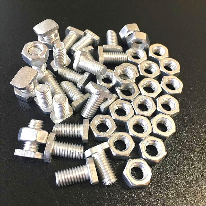 Suministro de jardín de reparación de invernadero tornillo tuerca combinación accesorios 50pk