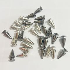 ホット販売電気メッキ CCB パンクスパイク弾丸リベットステージパフォーマンス衣類装飾 DIY ジュエリーアクセサリー