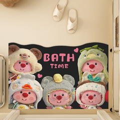 網紅露比地墊防滑浴室墊吸水速干衛生間地墊衛浴耐髒腳墊