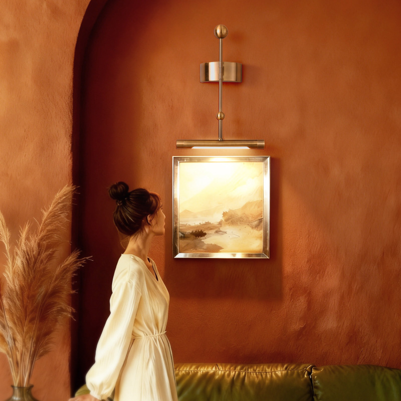 Retro Wall Lamp Hotel Company Store Door Headlight Logo Door Number Light Entrance Corridor Mural Lamp Mirror Headlight