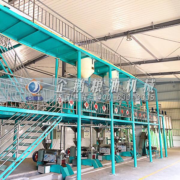 冷榨茶籽油加工设备，茶油生产线，茶籽榨油机设备茶籽油精炼设备