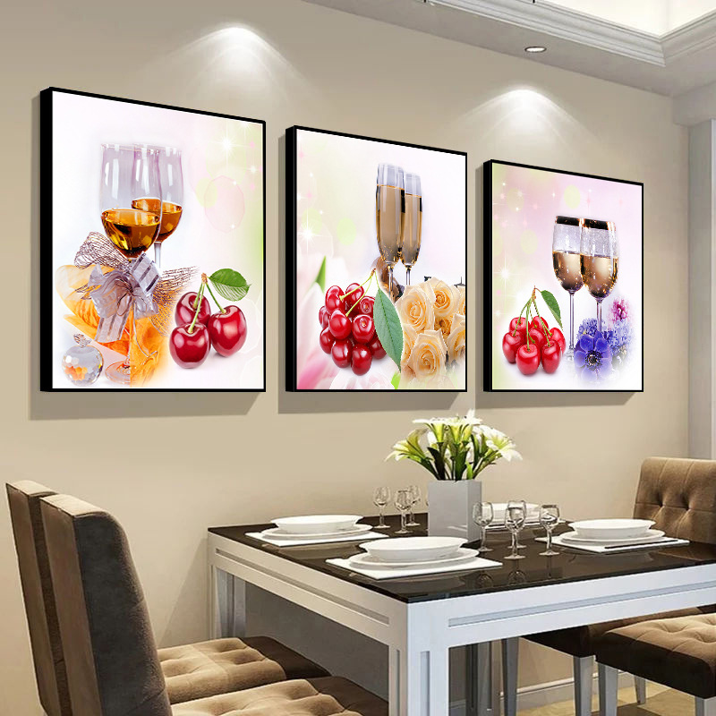 レストランの背景壁装飾画食堂の壁面に絵を掛けてホールのホテルの食卓の現代のシンプルな個室の新しい壁画を描きます。|undefined