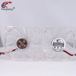 6010透明散热风扇 60*60*10mm 6CM厘米 5V 0.12A 臭氧片 水族风扇