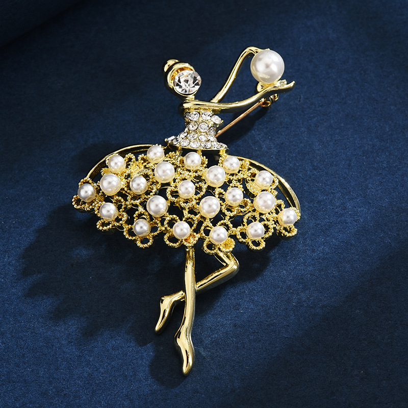 2021 Ballet Angel Girl Brooch High-end F...