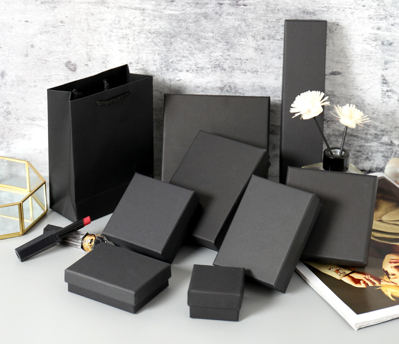 Fashion Solid Color Paper Jewelry Boxes display picture 1