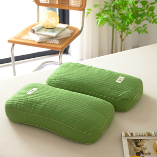Full Buckwheat Shell Pillow Cervical Spine Protection Helps Sleep Adult Hard Pillow Pair Household Cassia Seed Small Whole Head Nap