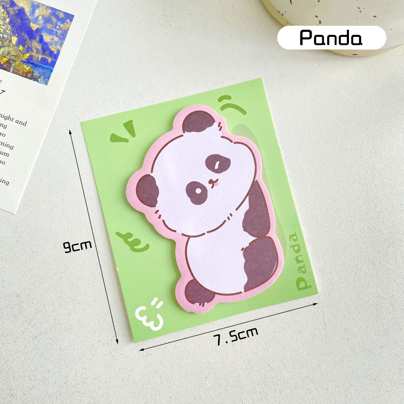 かわいいアニメの付箋は学生の文房具を貼っています。|undefined