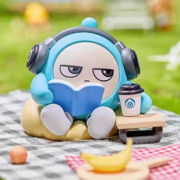 エッグボーイパーティー一緒にピクニックシリーズフィギュアブラインドボックス人気の子供のおもちゃフィギュア人形デスクトップ装飾品|undefined