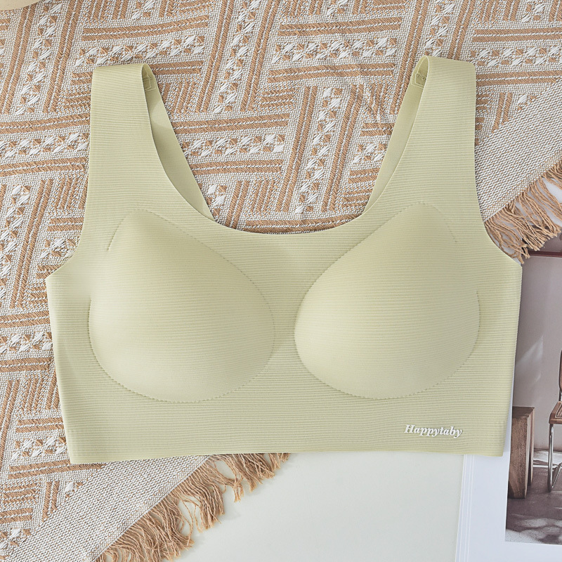 Reunir la hermosa espalda sin dejar rastro de las nubes, chaleco envuelto en el pecho, taza fija para mujer, levantar y recoger la leche secundaria, agregar grasa, aumentar el sujetador para dormir, mujer