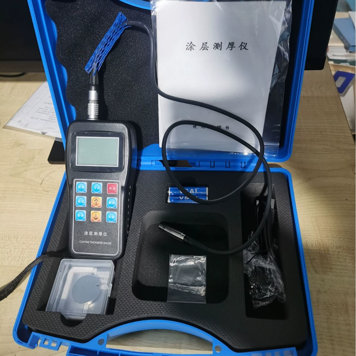 THM-1250 Оцинкованный толщиномер Гальваническая эмаль фосфатирующая краска антикоррозийный вихревой ток датчик толщины покрытия магнитного покрытия