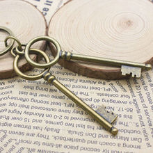 古董鑰匙掛件創意復古經典老式鑰匙扣飾品舊財主鑰匙鏈懷舊仿古銅