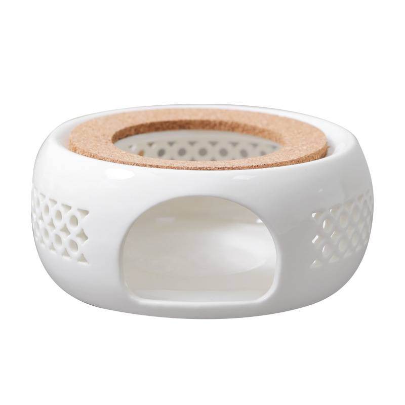 Directo de fábrica de té de la vela calentador de cerámica de la preservación del calor del hogar calefacción calentador de té restaurante Hotel calentador de té