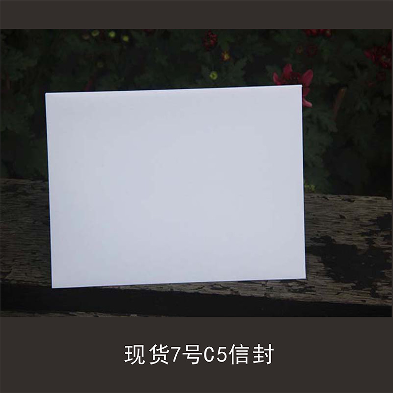 白色西式信封3