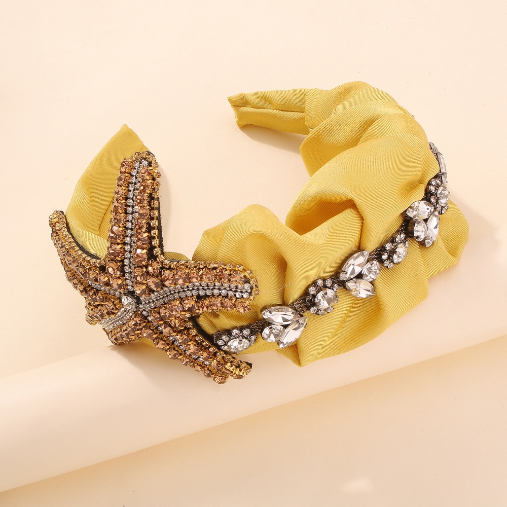 Korean Exaggerated Retro Palace Style Diamond Headband display picture 9