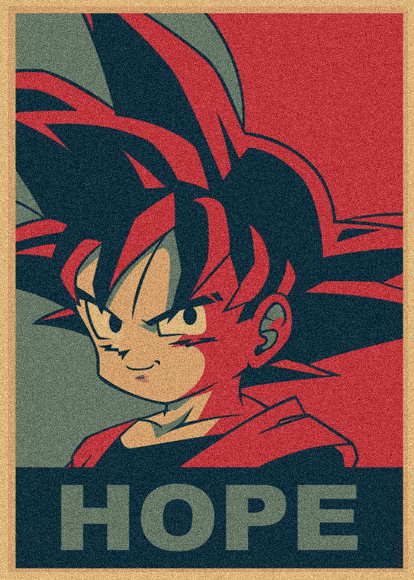 日本式アニメ七龍珠アラレ復古クラフト紙ポスター鳥山明装飾画孫悟空壁画316