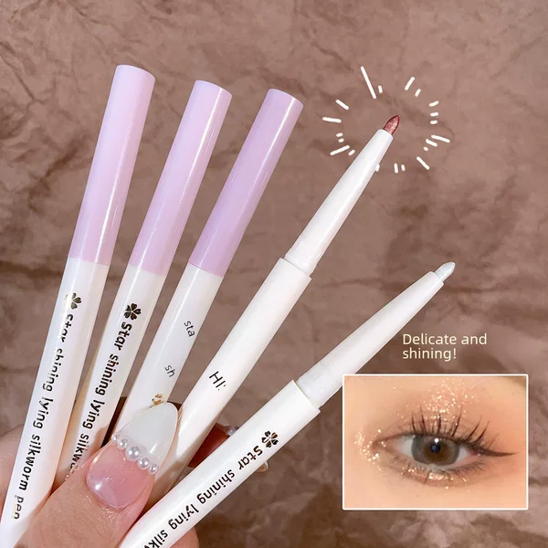 HISYI's Highlight Pen Sleeping Silkworm Pen Eye Head Down to Brighten Pearlescent Flash Not Easy to Snob Waterproof Matte