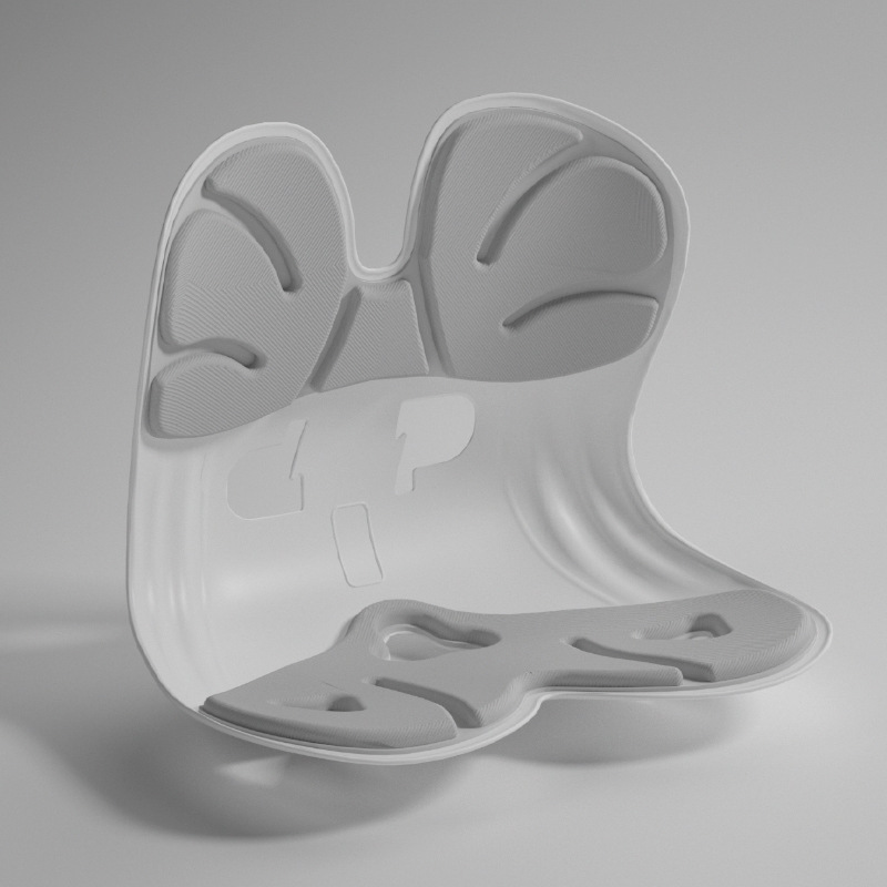 Cojín de asiento de corrección de postura, cojín de asiento de asiento de postura de protección de cintura, cojín de respaldo integrado ergonomico de oficina