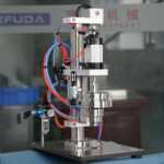 20mm阀门半自动气雾剂抓口机304不锈钢锁盖机