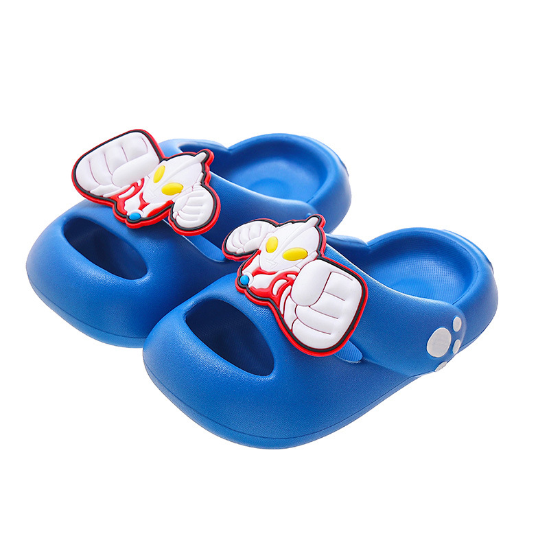 Zapatillas para niños verano antideslizante interior mudo niños al aire libre bebé niños sandalias playa niñas zapatillas de dibujos animados