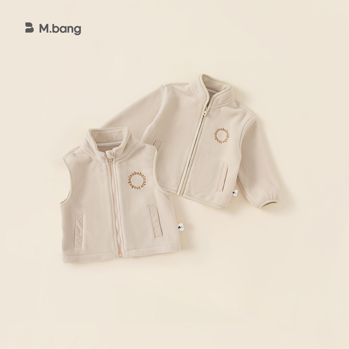 Preventa chaqueta beige + chaleco