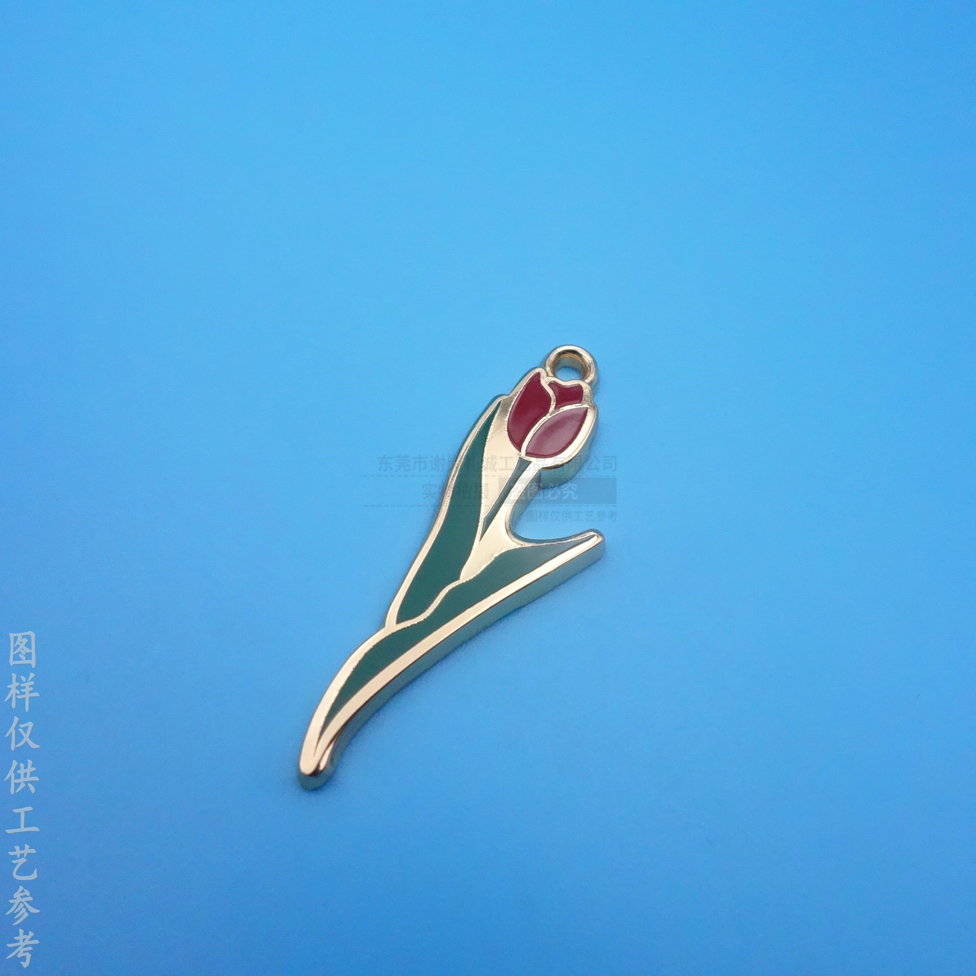 工厂定制箱包手袋拉链头金属吊牌珐琅图案logo锌合金拉链牌下拉片