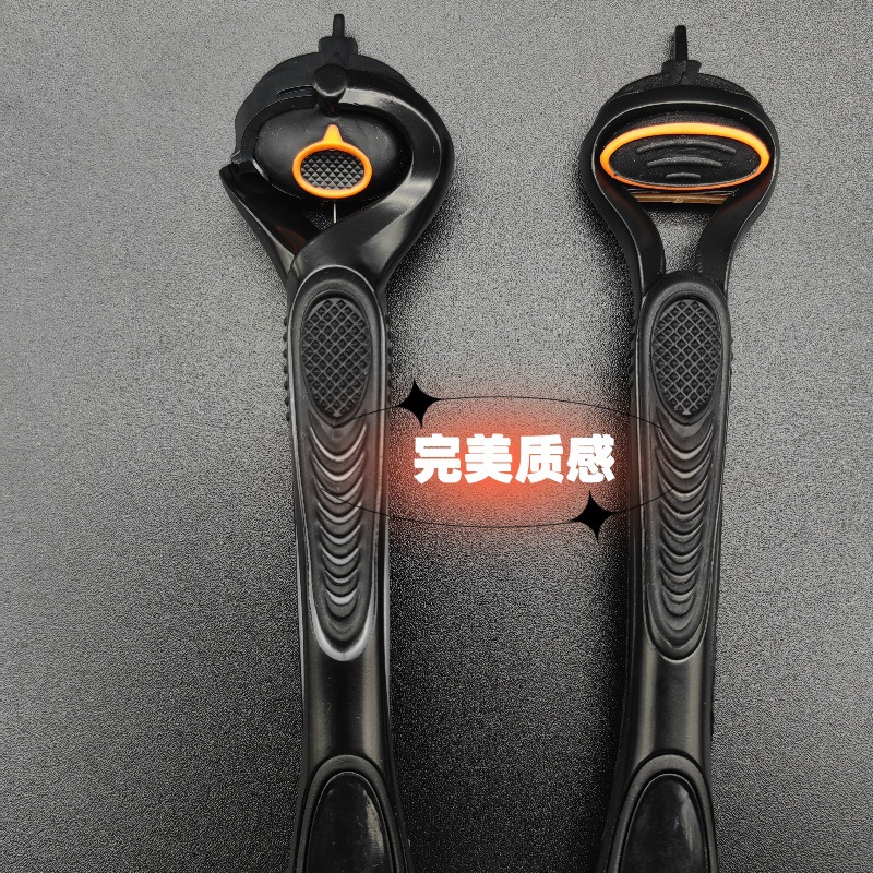 GEELY BLACK ZHISHUN 5 헤드 수동 면도기 5 층 블레이드 면도기 독일 오리지널 블레이드 샤프 및 내구성