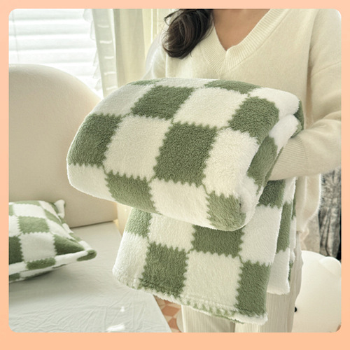 ✅ Flannel Home Throw Blanket Bed Sheet Fleece Double Sided Summer Air Conditioning Cover Blanket Office Blanket Machine Washable Autumn