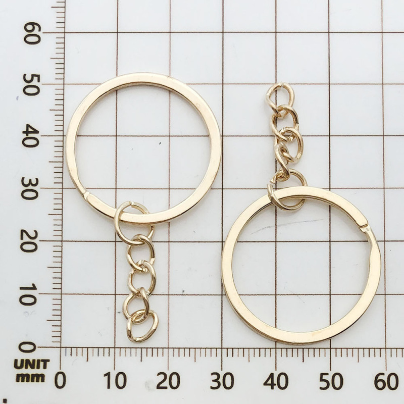 1 個 25/30 ミリメートルキーリングチェーンマルチカラーオプションキーホルダー鉄キーリング diy 基本ジュエリーアクセサリー|undefined