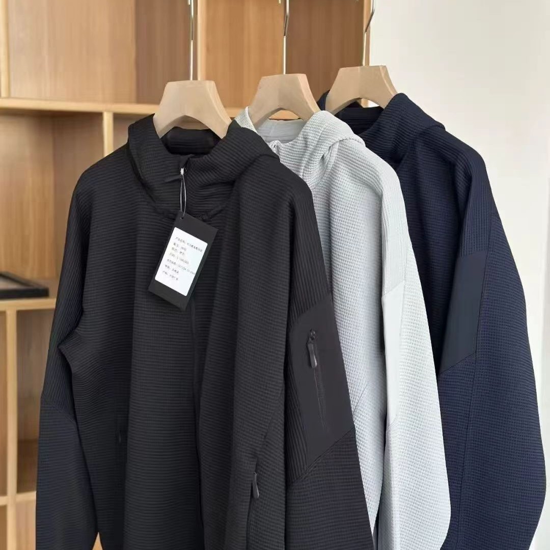 Bird's Home Waffle Fleece Gama Men's and Women's Windproof Water-Resistant Scratch-Resistant Wear-Resistant Men's Softshell Jacket Versatile