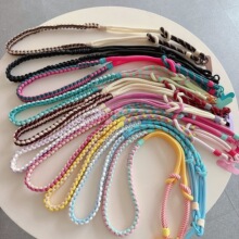 潮流简约编织尼龙斜跨长绳通用手机壳侧背带挂脖便携绳户外个性款