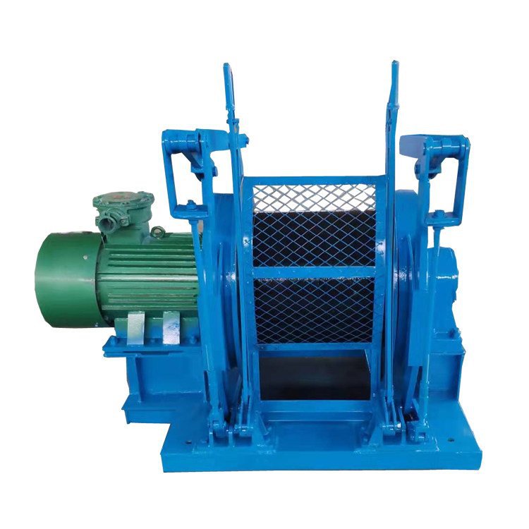 Equipo de tracción de material pequeño para cabrestante de despacho subterráneo con velocidad variable y fijación flexible