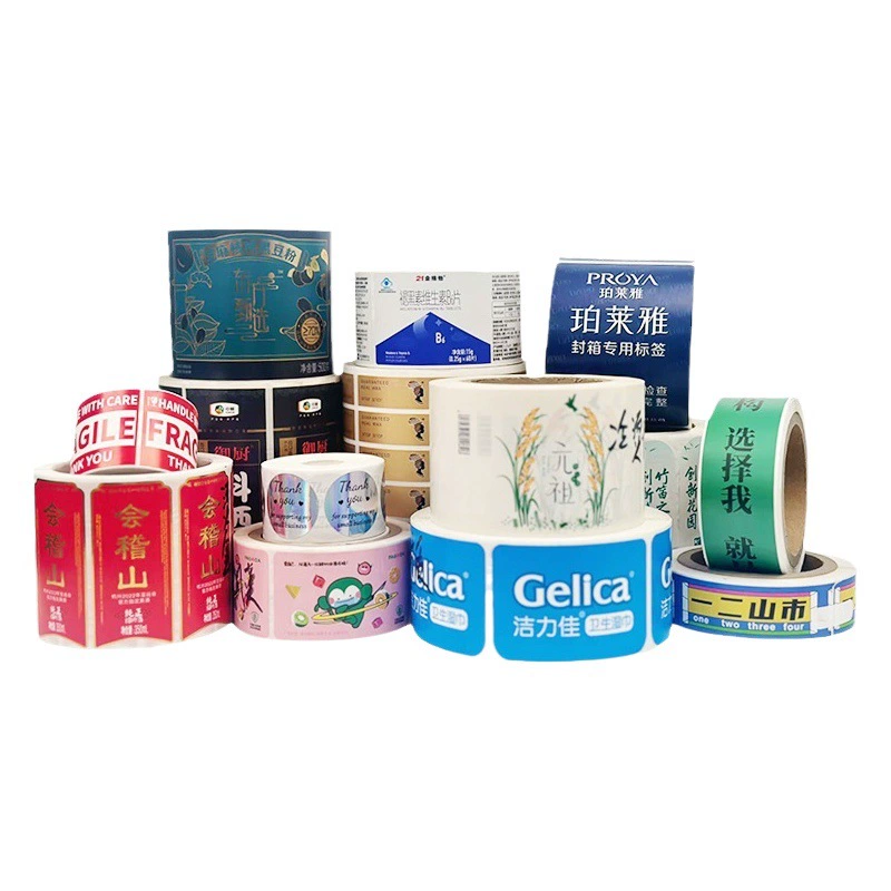 Уплотнительный клей водостойкая этикетка печать этикеток рулонные наклейки пользовательские этикетки рекламный логотип