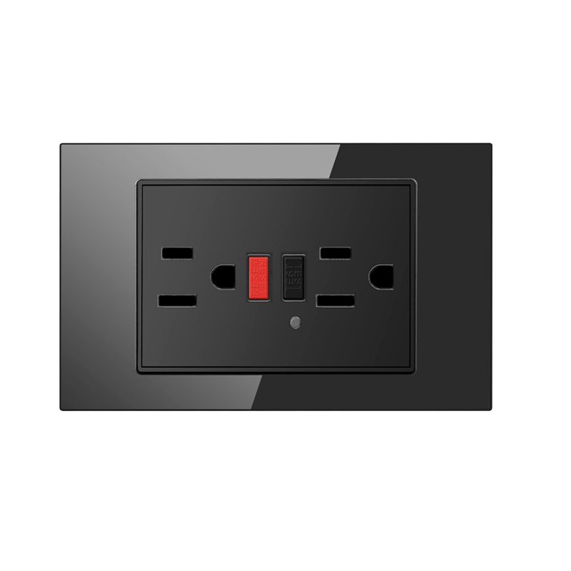 Enchufe de protección contra fugas estándar estadounidense GFCI 118 tipo 15A, 110-250V