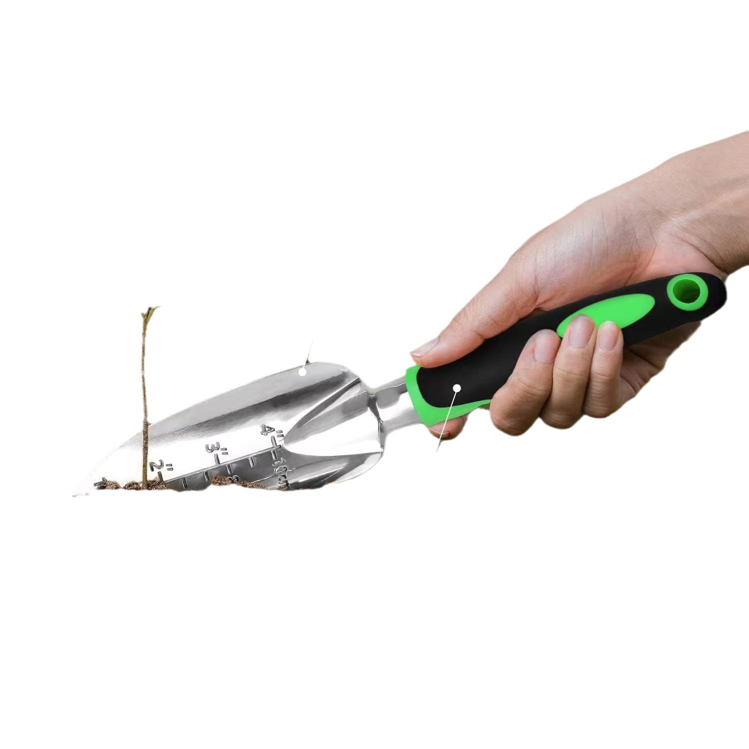 Amazon jardín pala herramientas de aleación de aluminio juego de 8 piezas jardín jardinería fábrica directa pala rastrillo