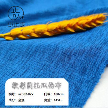 锻彩鸟眼网眼圆孔双面布 阳离子阳涤双色 低弹丝100全涤 厂家直销