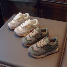 儿童运动鞋2024春秋新款男童鞋子女童老爹鞋透气网面休闲鞋跑步