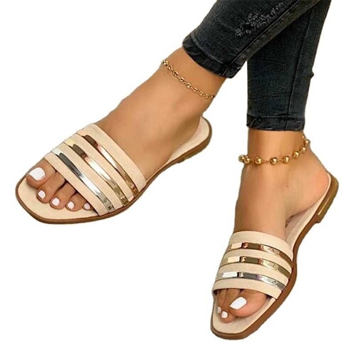 Women's flat sandals big size 43 summer shoes
