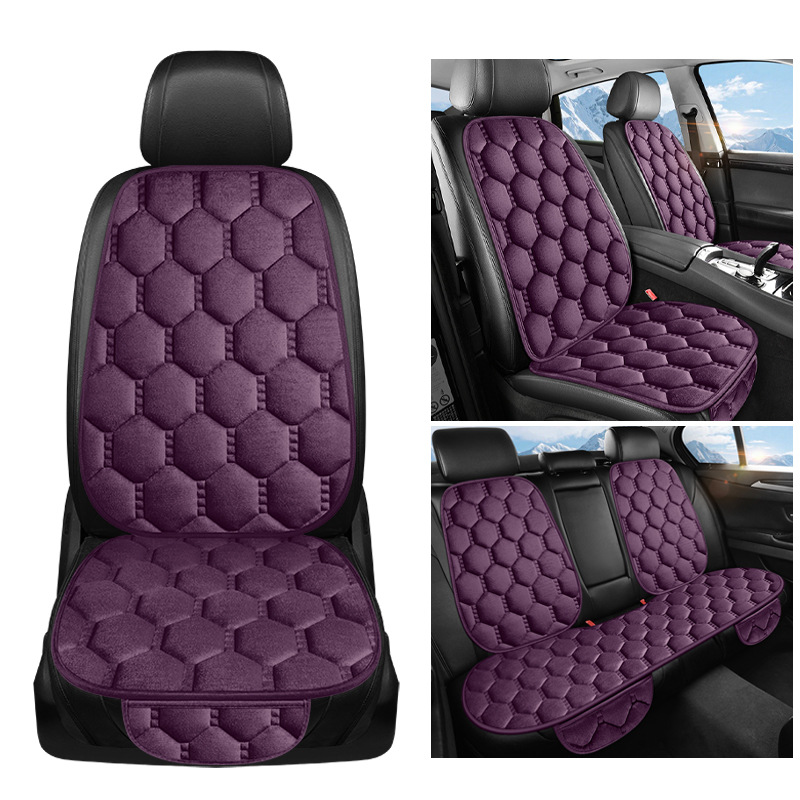 Winter Short Plush Car Seat Cushion Universal Seat Cushion Cross-Border E-Commerce Hot-Selling Single-Piece Seat Cushion Full Car Seat Cover Five Seats
