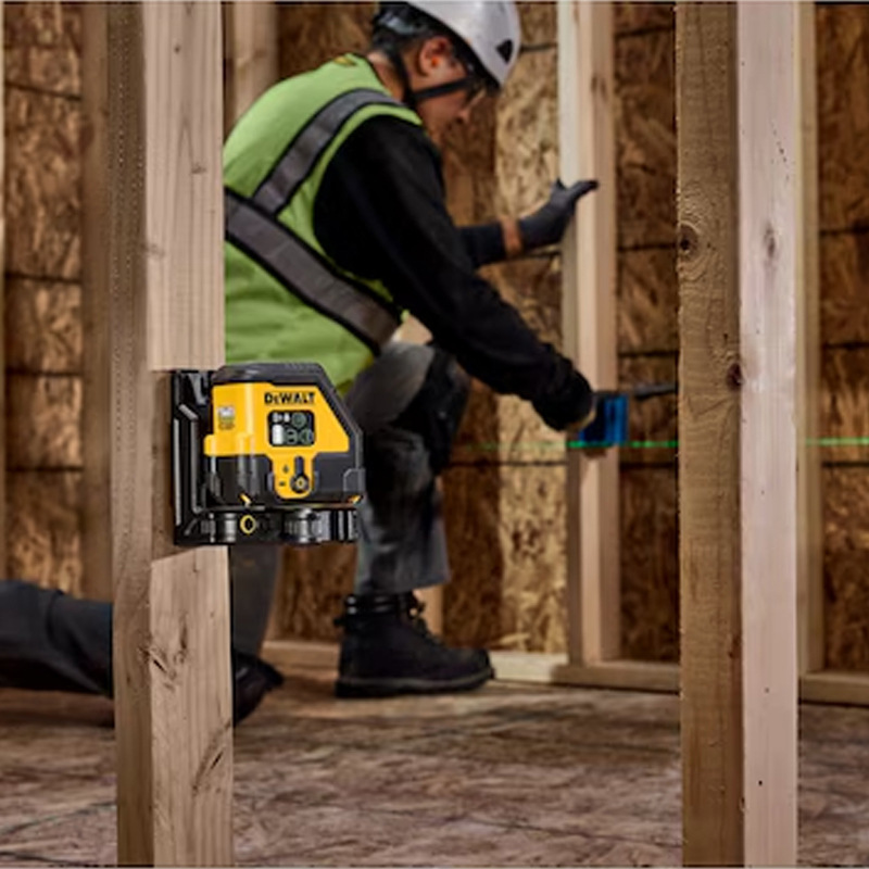 Al por mayor DEWALT USB recargable Anping automático de dos líneas de nivel láser verde DCLE14201GB